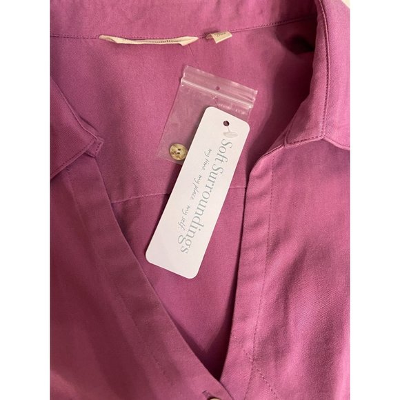 NWT Soft Surroundings Mulberry Asymmetrical Wrap Sz 1XL - Picture 4 of 9